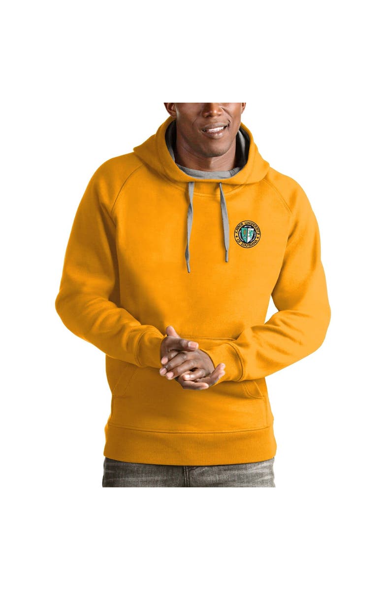 ANTIGUA Men's Antigua Gold XULA Gold Victory Pullover Hoodie, Main, color, Gold