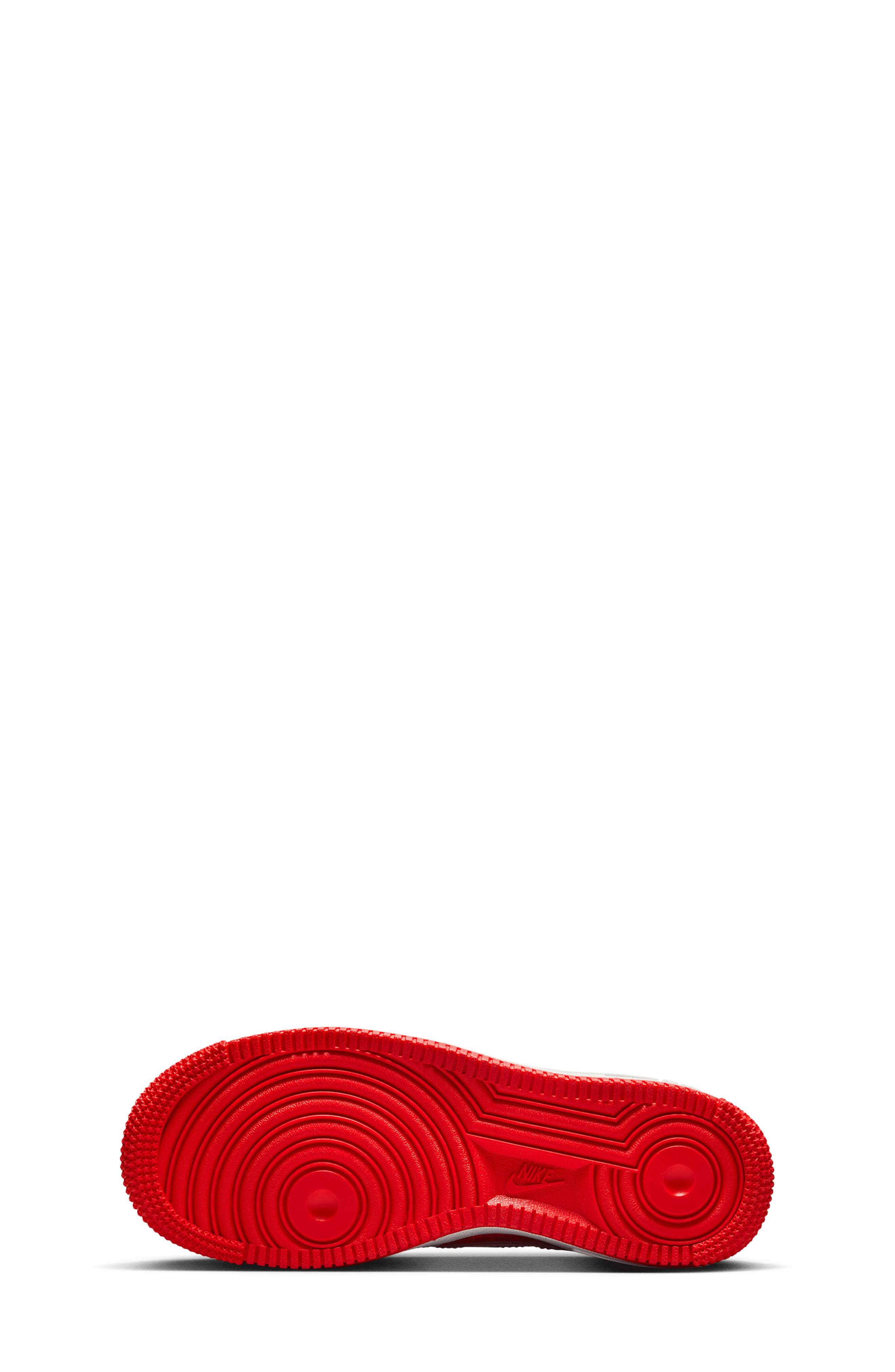 Nike Kids' Air Force 1 Basketball Sneaker, Alternate, color, White/ Crimson/ Red/ Pink