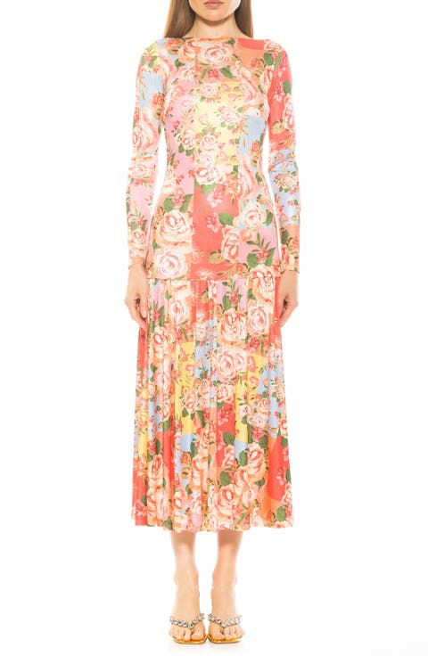 Khaite Long Sleeve Midi Dress