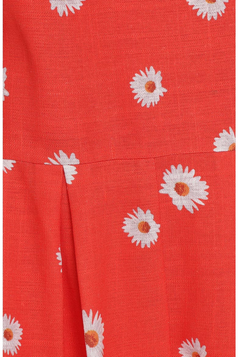 Claire Floral Drop Waist Romper, Alternate, color, DAISY MEADOW