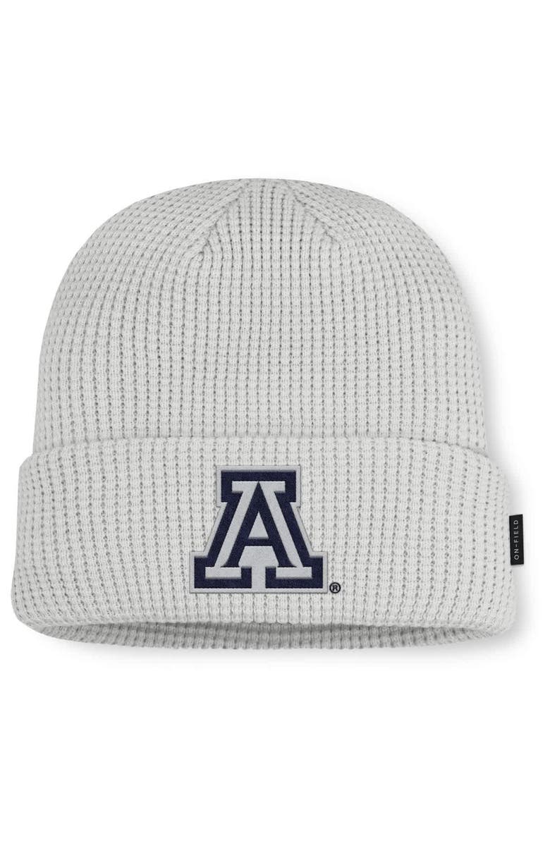 Nike Men Nike Gray Arizona Wildcats 2025 On-Field Utility Cuffed Knit Hat, Main, color, Gray