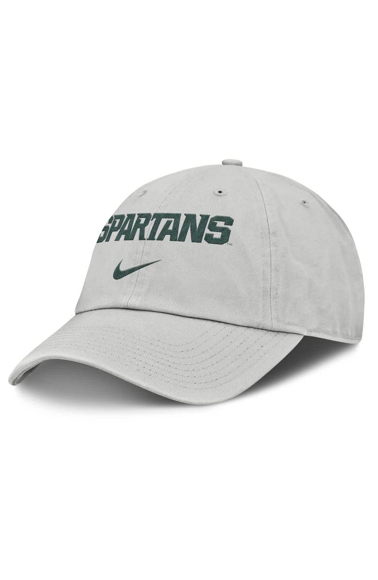 Nike Men's Nike Gray Michigan State Spartans 2025 On-Field Gameday Club Adjustable Hat, Main, color, Gray