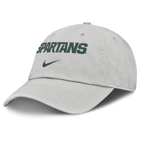 Men's Nike Gray Michigan State Spartans 2025 On-Field Gameday Club Adjustable Hat
