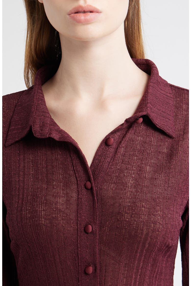 When You Sleep Knit Shirt, Alternate, color, RED