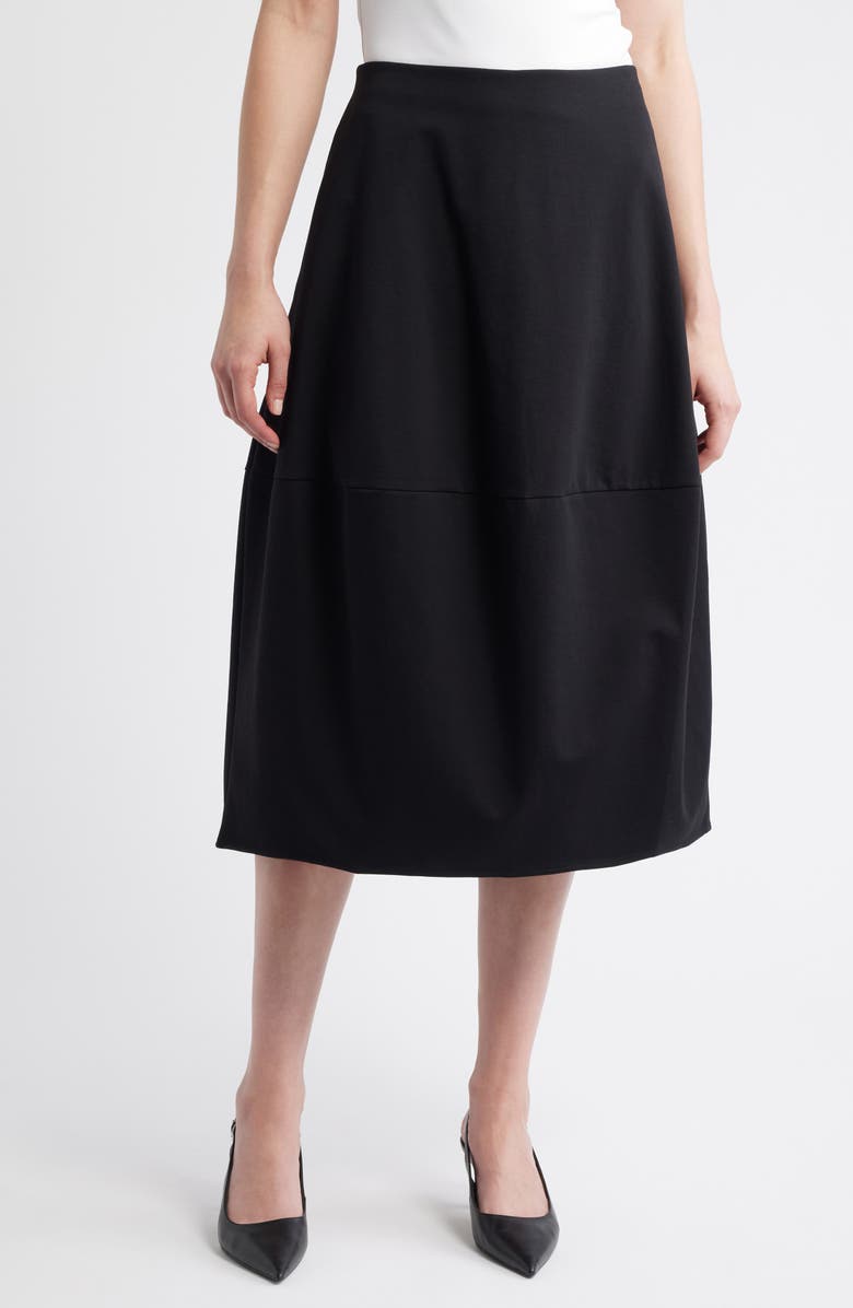 COS Kalle Midi Skirt, Main, color, Black Dark