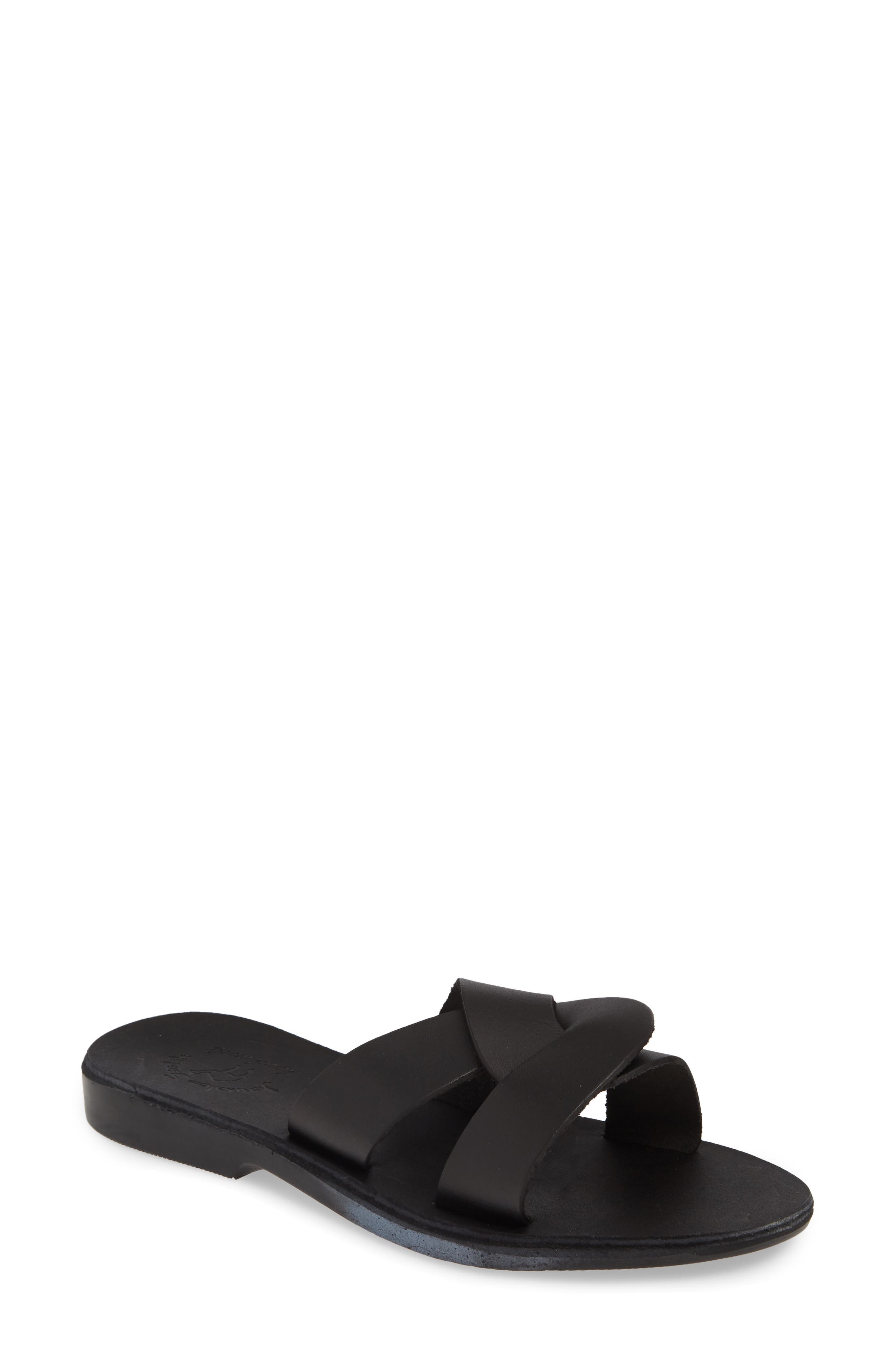 Jerusalem Sandals Emily Slide Sandal, Main, color, 