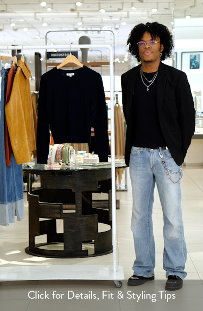 Cheval Merino Wool Crewneck Sweater, sales video thumbnail