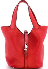 Pre-Owned Hermes Picotin Lock Bag Clemence MM
