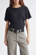 R13 Tight Waist Cotton & Cashmere T-Shirt