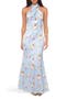 selected Cornflower Blue Floral
