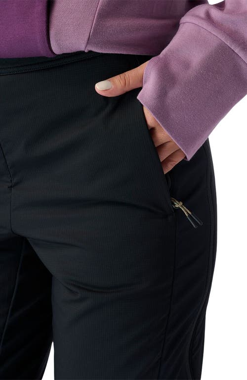Backcountry Wolverine Cirque 3/4 Insulated Pant In Black