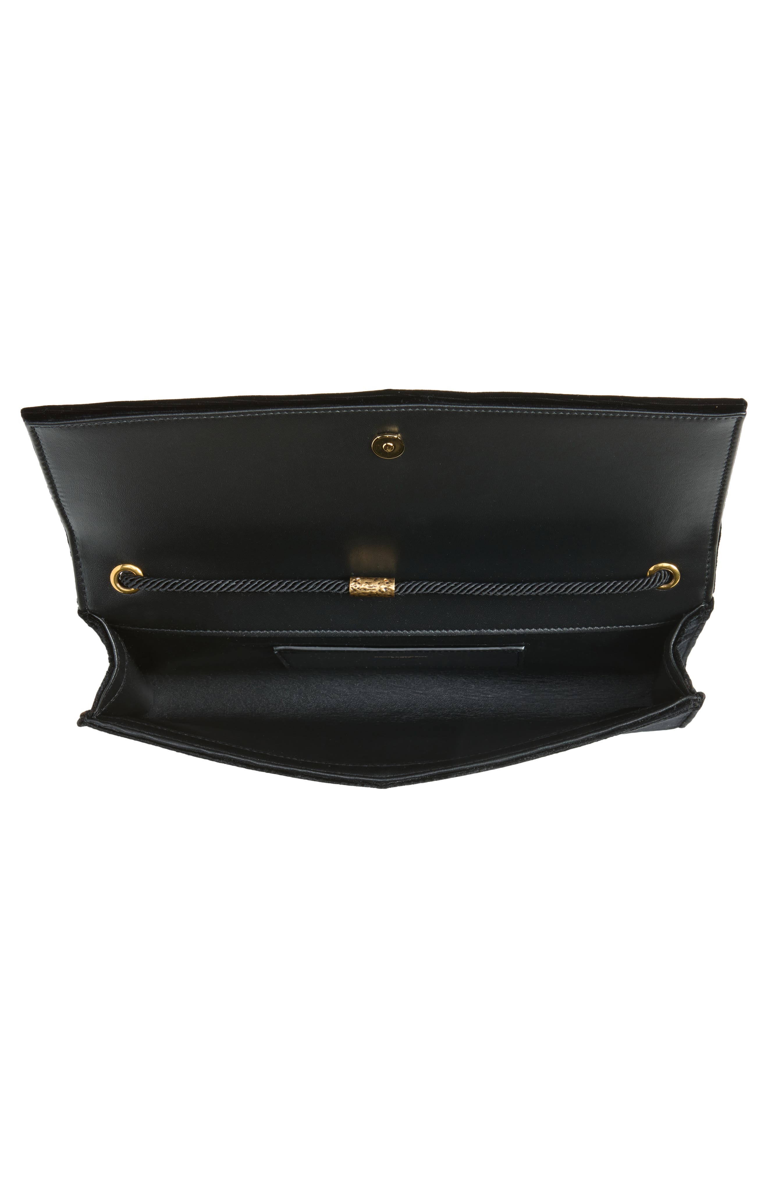 Kate Clutch on Chain, Alternate, color, BLACK