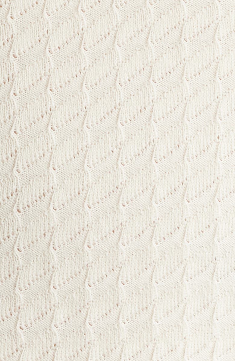 Theory Cairn Short Sleeve Organic Cotton Button-Up Shirt, Alternate, color, Eggshell