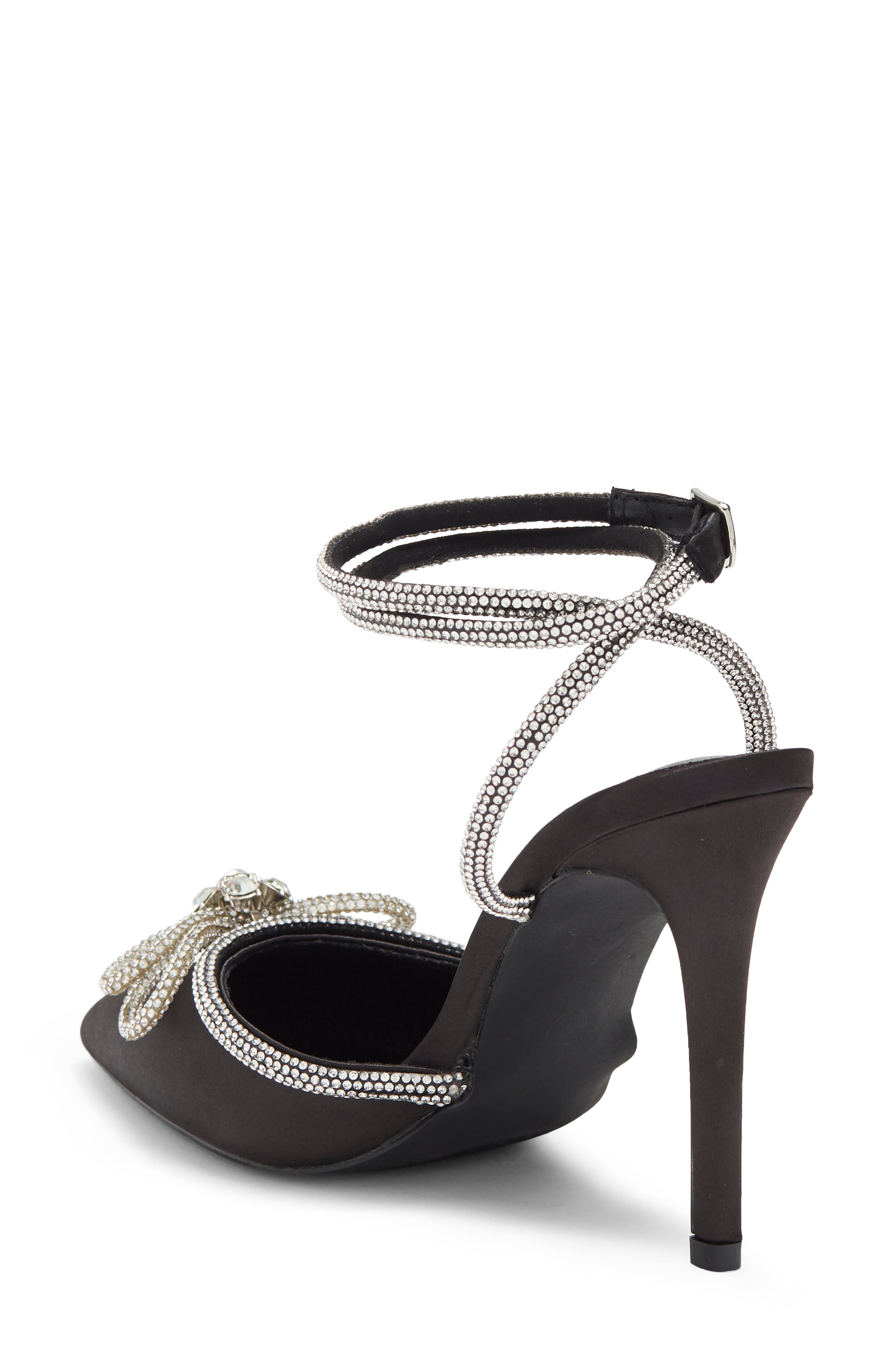 BERNESS Paris Satin Ankle Strap Pump, Alternate, color, 