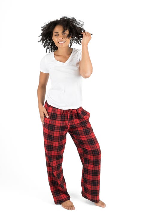 Women's Cotton Flannel Holiday Pajama Pants