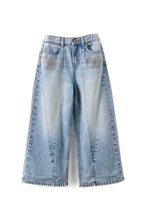 Kid's Super Wide Leg Denim Jean