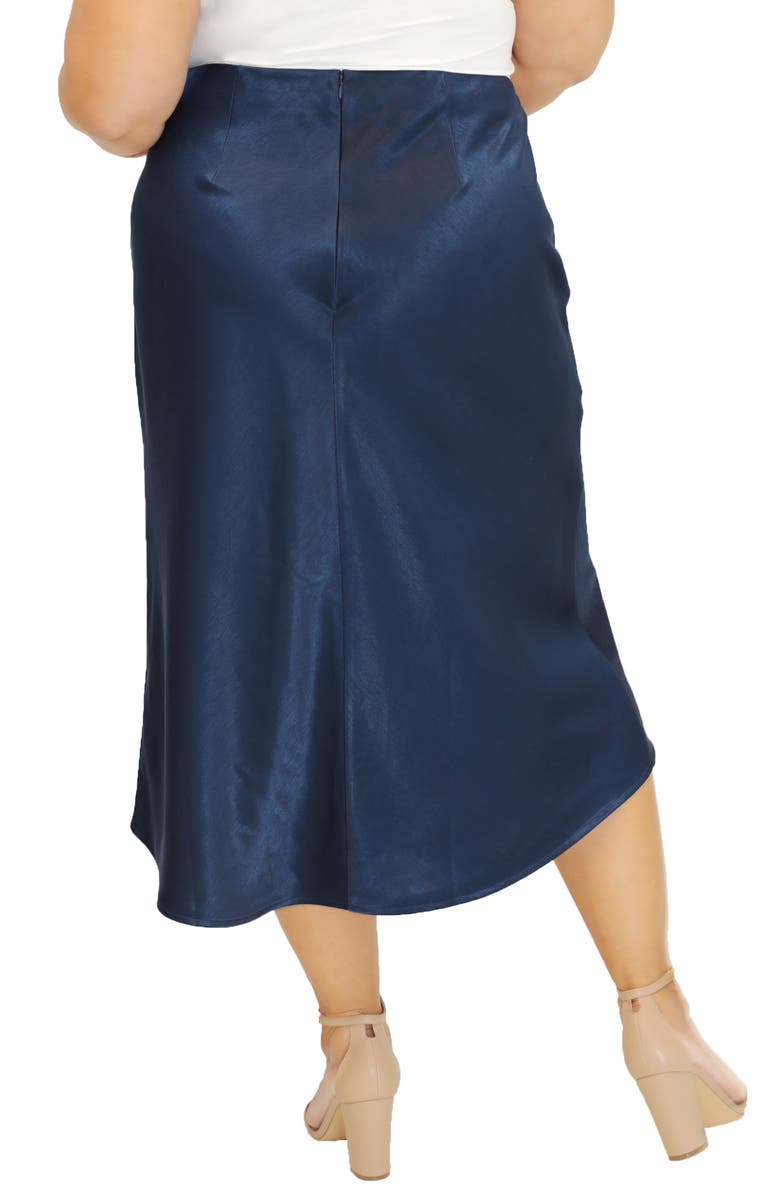 Marée Pour Toi Charm Satin Skirt, Alternate, color, 