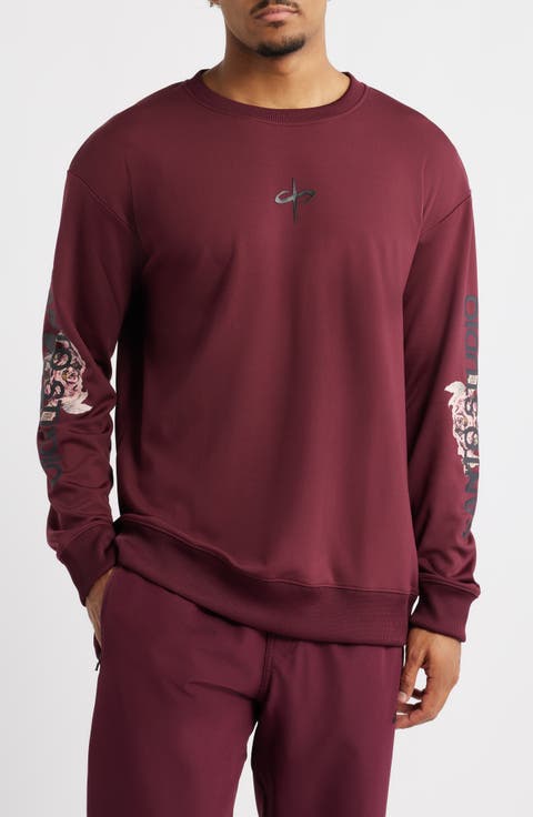 Tempo Rose Comfort Performance Graphic Sweatshirt
