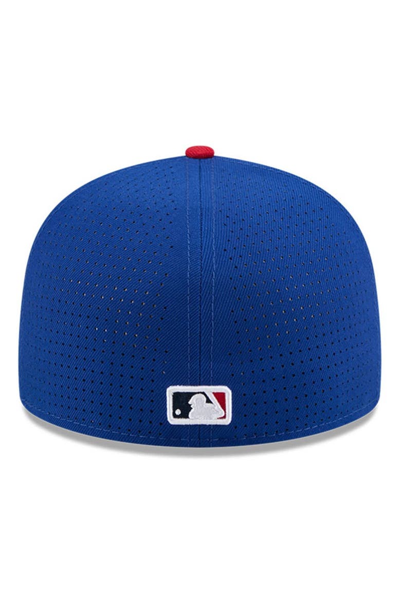New Era Men's New Era Blue/Red Philadelphia Phillies 2025 MLB All-Star Game Workout Side Patch 59FIFTY Fitted Hat, Alternate, color,