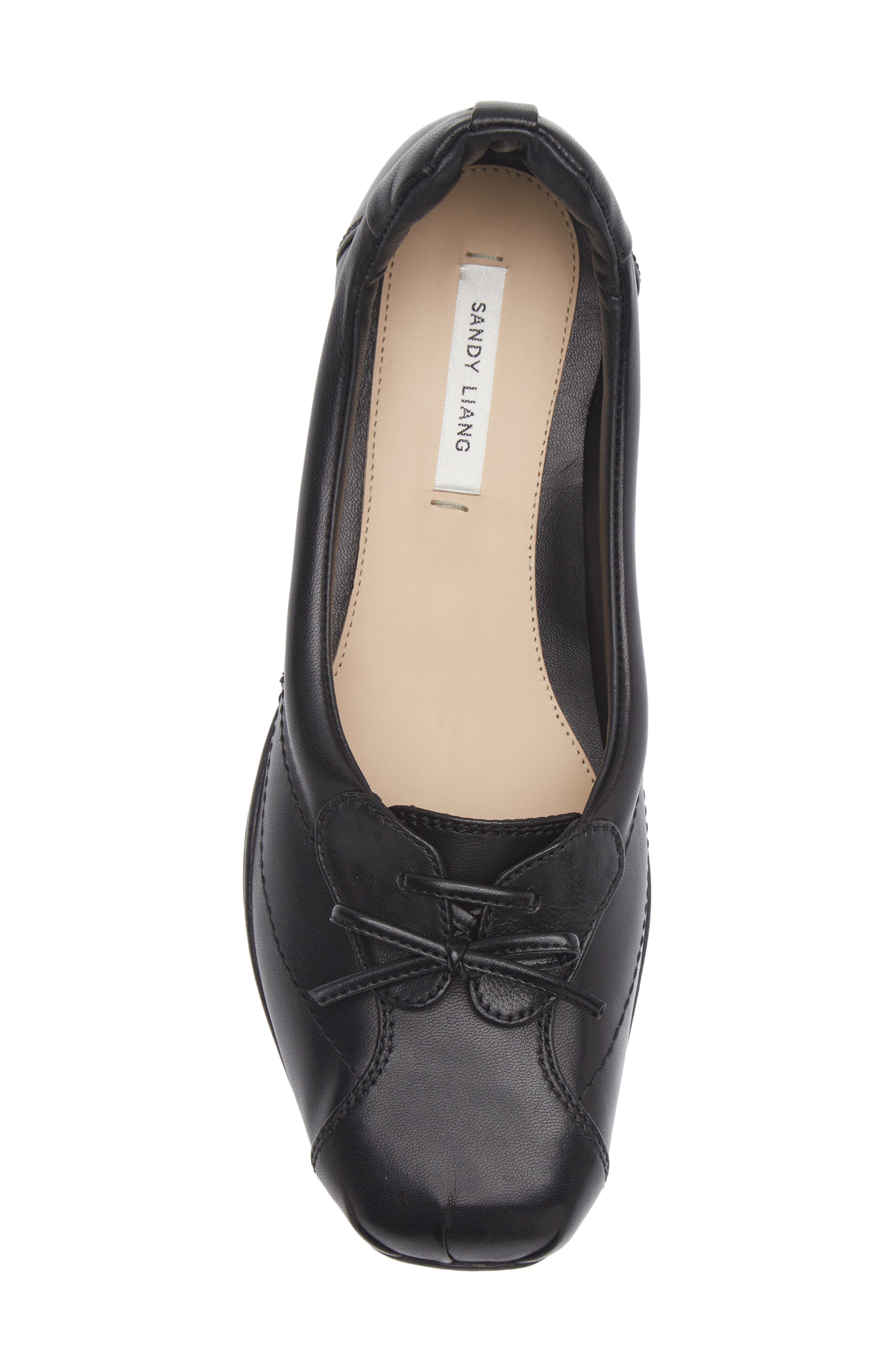 Sandy Liang Ballerina Sneaker, Alternate, color, Black