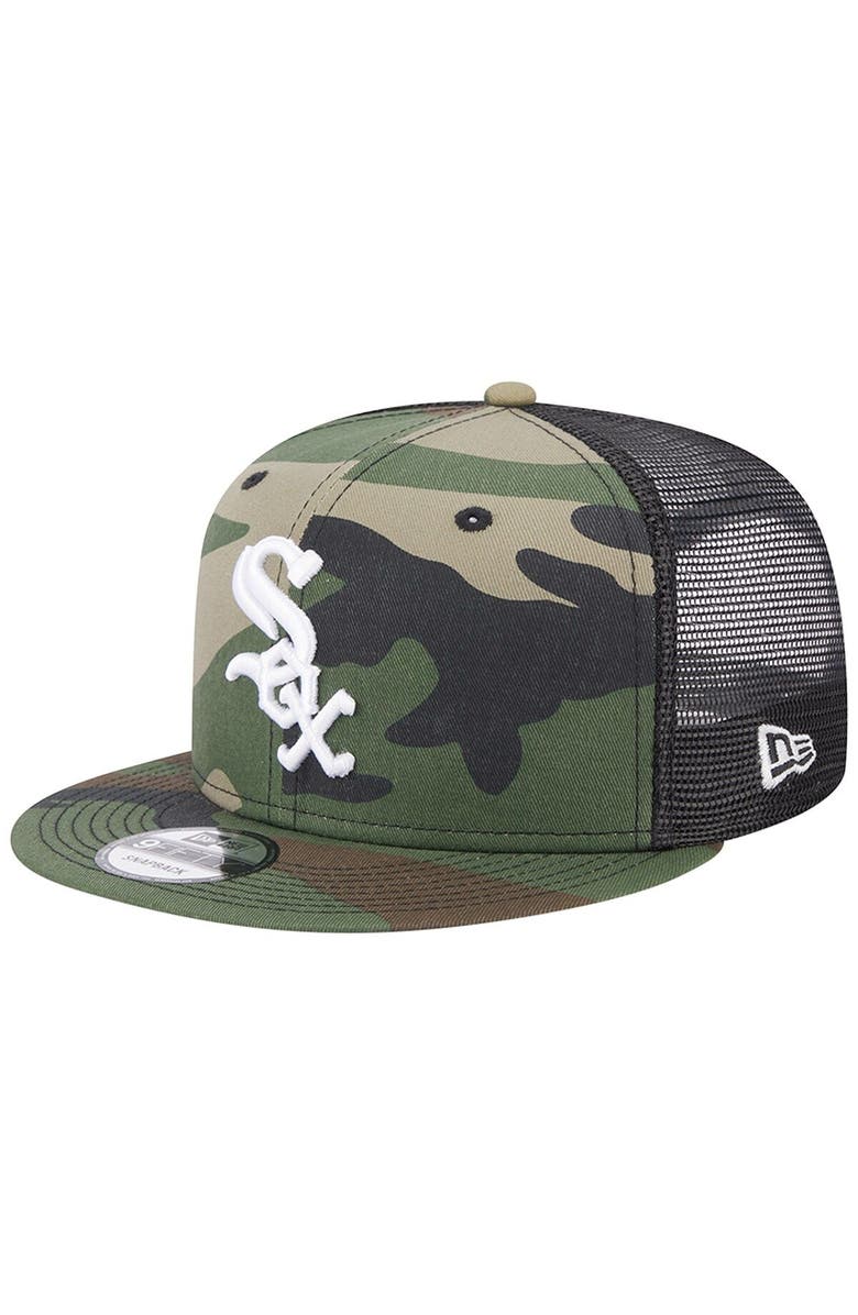 New Era Men's New Era Camo Chicago White Sox Trucker 9FIFTY Snapback Hat, Main, color, Camo