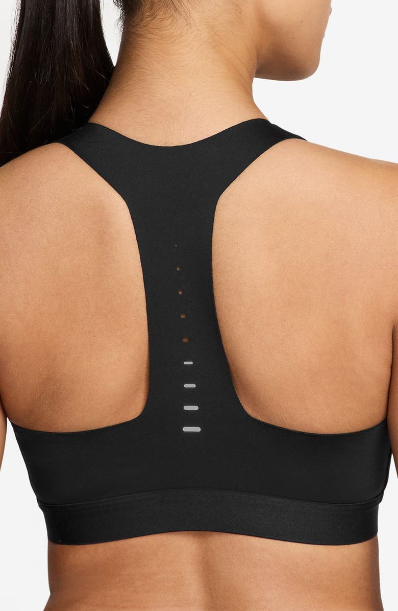 Nike Swift Dri-FIT High Support Sports Bra, Alternate, color, 010 Black/Silver