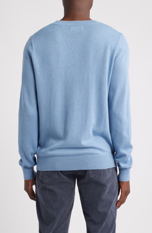 Nordstrom Crewneck Cotton & Cashmere Sweater In Blue