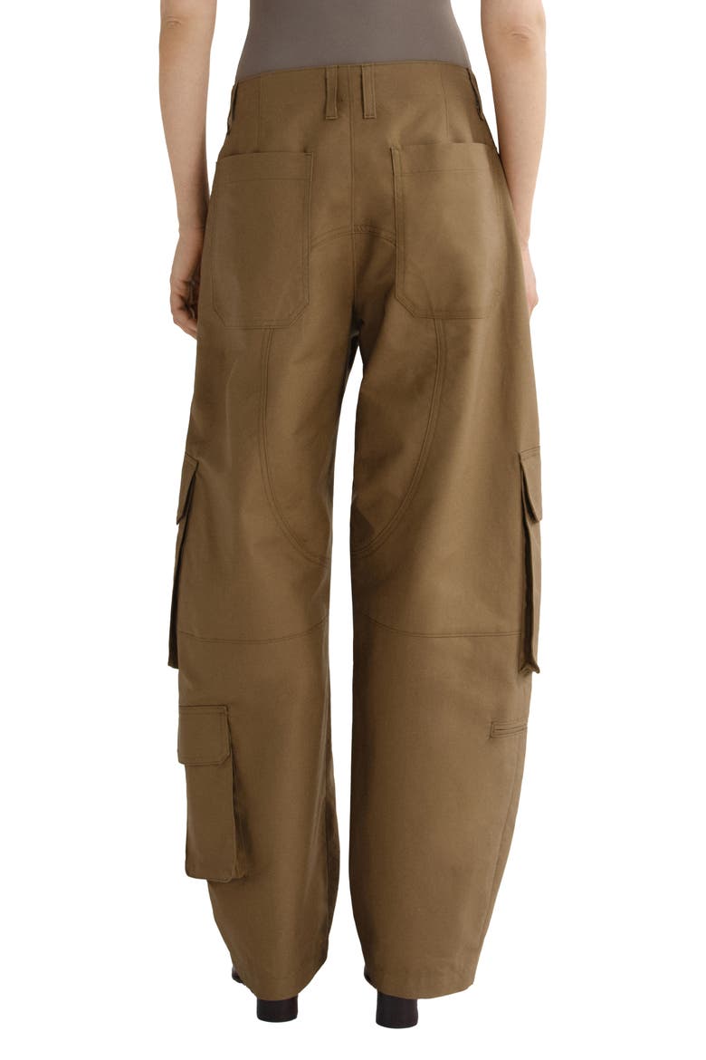 Ambika Utility Wide Leg Sateen Pants, Alternate, color, TOFFEE MD CARAMEL BROWN
