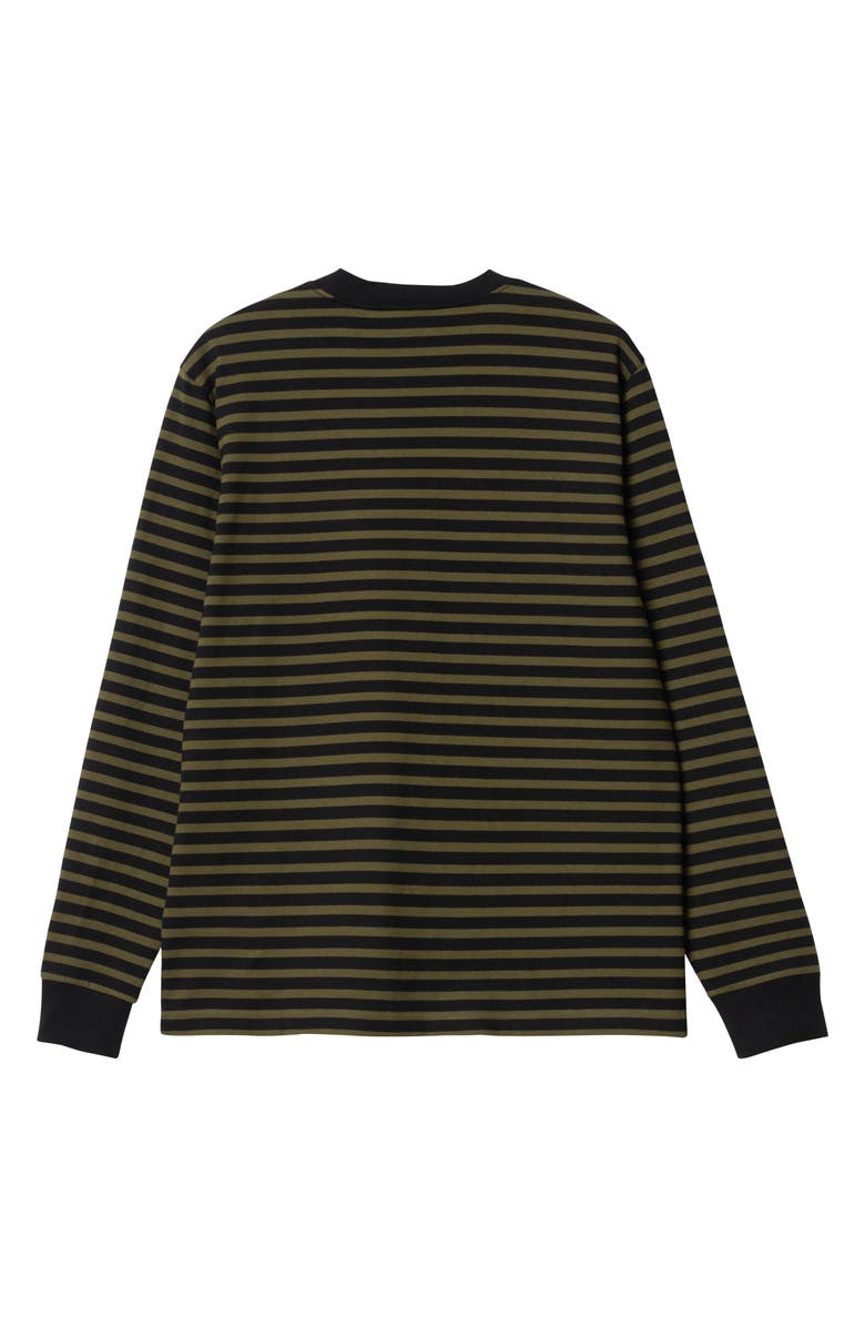 Carhartt Work In Progress Seidler Stripe Long Sleeve Pocket T-Shirt, Alternate, color, 