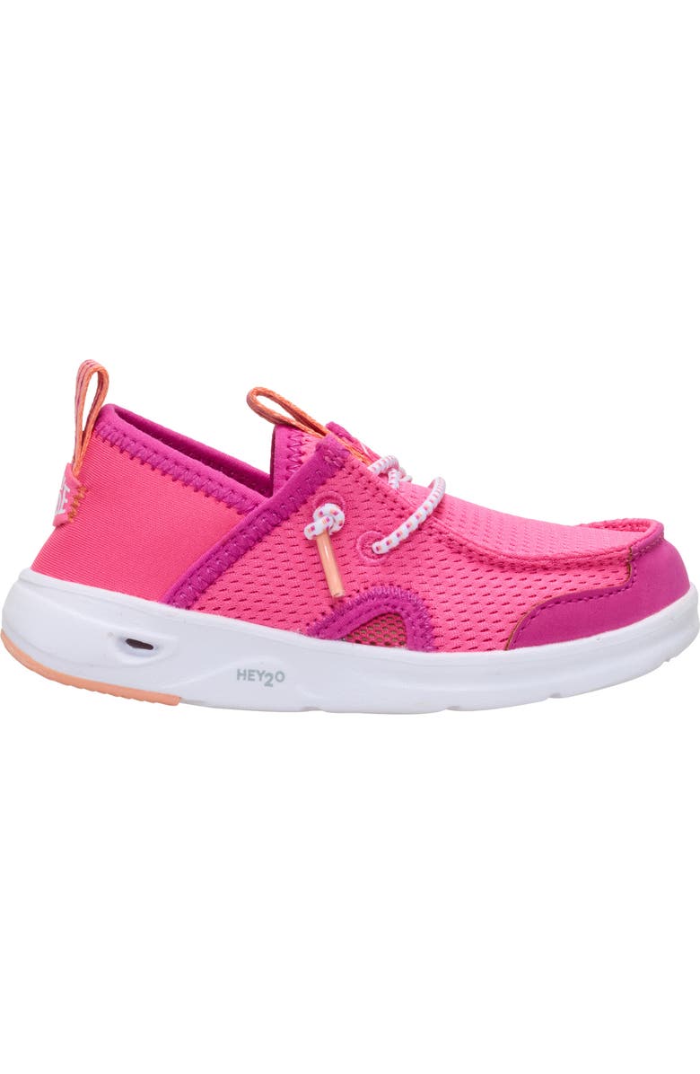 Hey Dude Kids' Wally Hey2O Wander Mesh Slip-On, Alternate, color, Fandango Pink