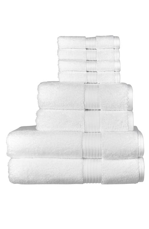 Supreme Hygro Luxury 100% Supima Cotton 8 Piece Towel Set