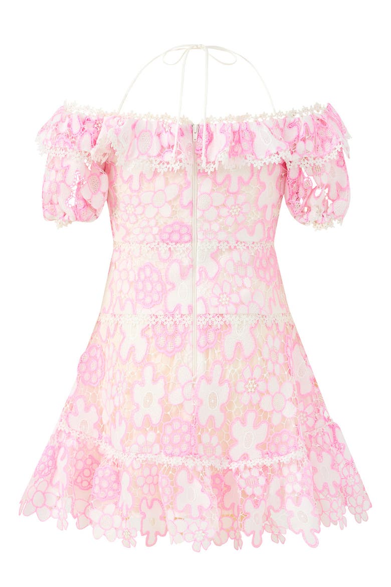 Haley Embroidered Mini Dress, Alternate, color, Pink