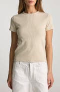 Mavi Jeans Stretch Cotton Rib T-Shirt
