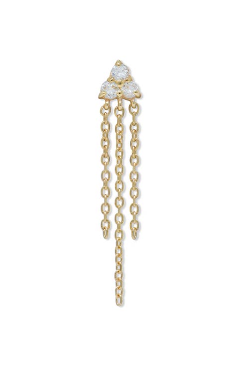Cléo Shana Trio Diamond Mini Fringe Earring