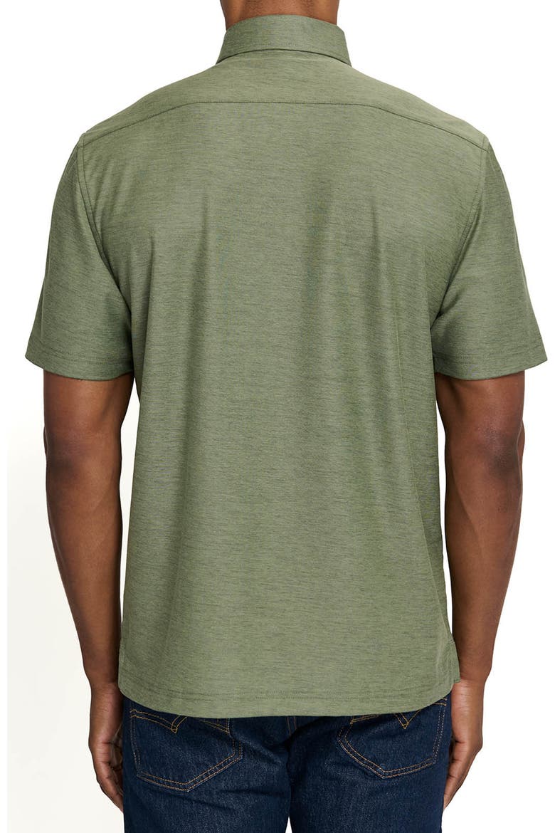 Solid Mapleton Luxe Cross Dyed Polo, Alternate, color, GREEN