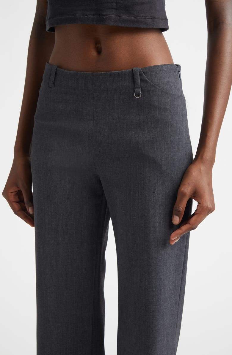 Paloma Wool Lomba Low Waist Straight Leg Pants, Alternate, color, Grey