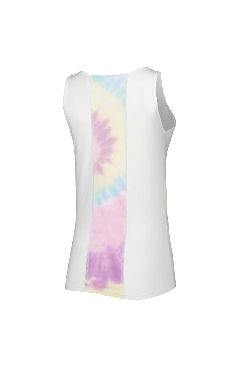 REFRIED APPAREL Women's Refried Apparel White Boston Red Sox Tie-Dye Tank Top, Alternate, color, White