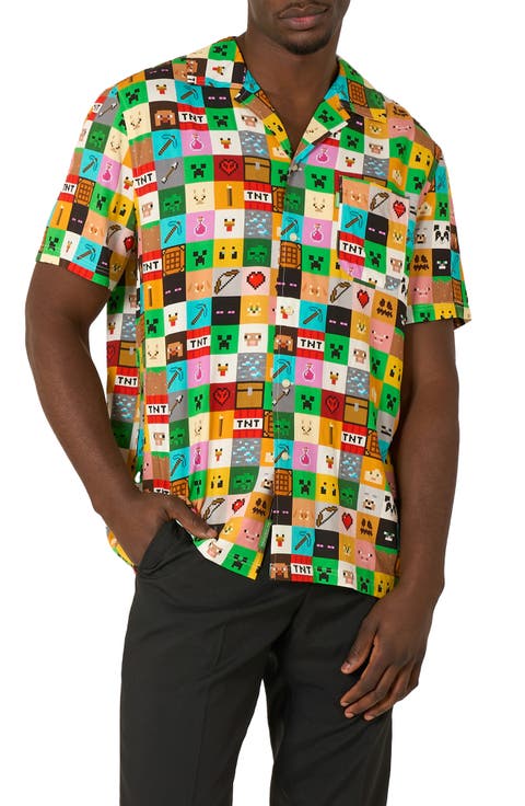 Digital Check Camp Shirt