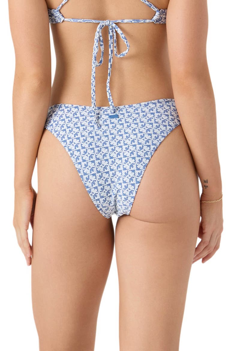 Hazy Dazy Scoop Bikini Bottoms, Alternate, color, BLUE