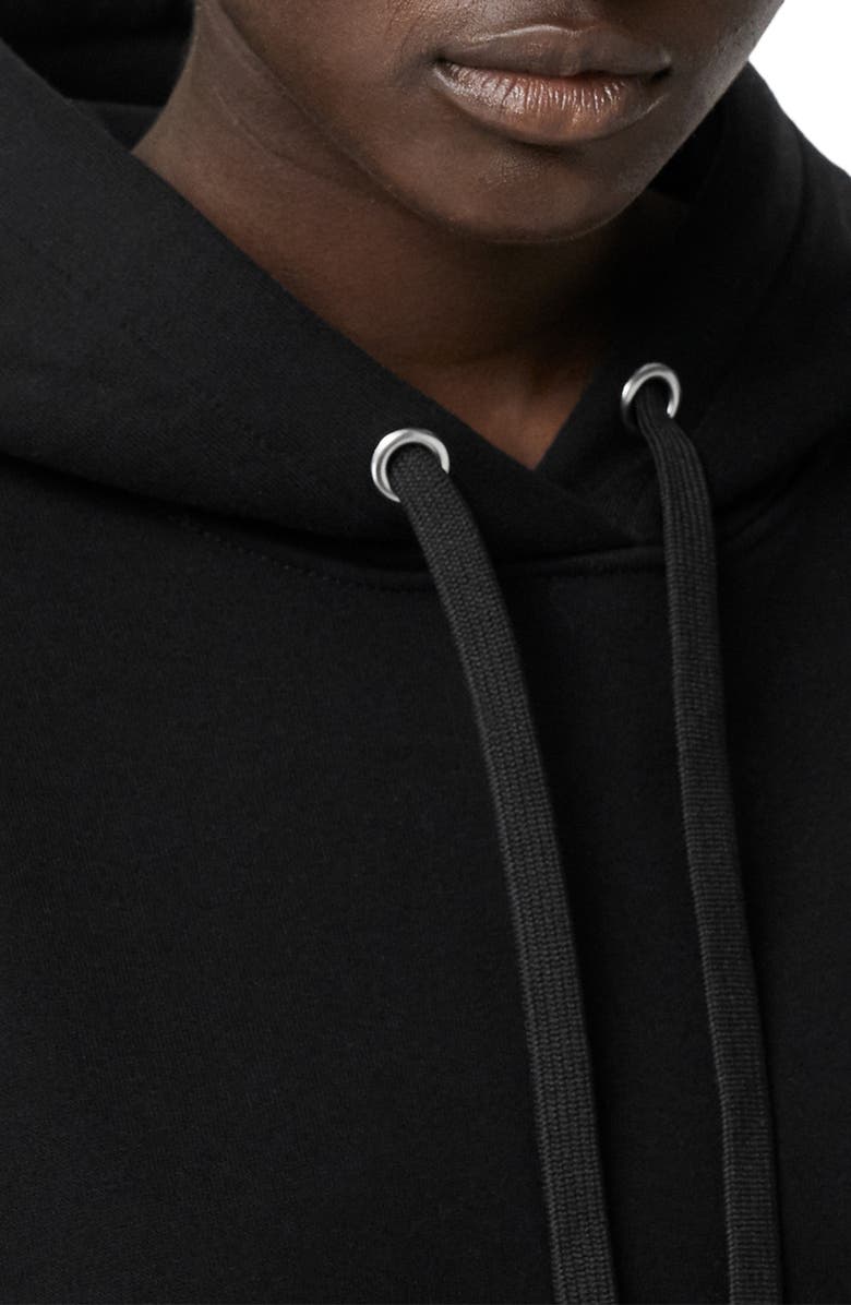 Burberry Poulter Ring Detail Cotton Hoodie, Alternate, color, 