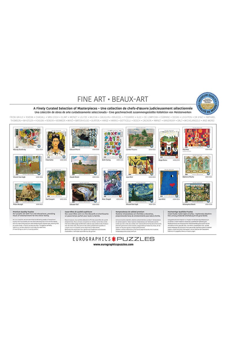 Waterlilies 1000 Piece Puzzle, Alternate, color, Multicolored