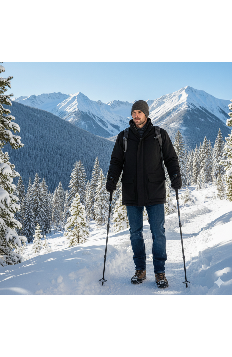 CANADA WEATHER GEAR Men's Duck Canvas Jacket, Alternate, color, Black