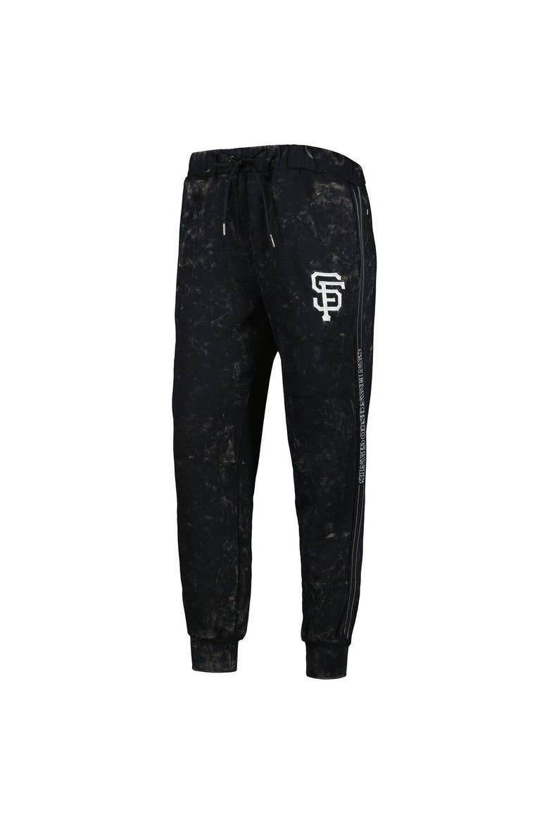 Women's The Wild Collective Black San Francisco Giants Marble Jogger Pants, Alternate, color, Black