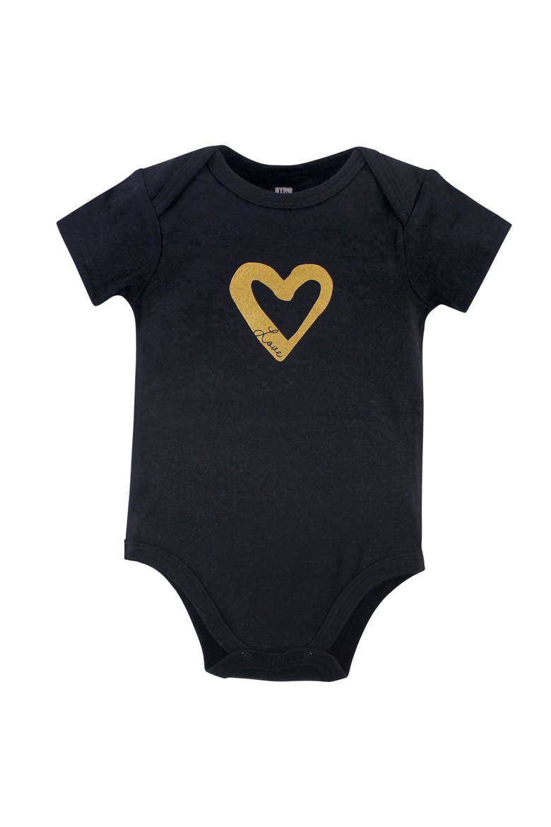 Three-Piece Set of Cotton Bodysuits, Alternate, color, Dream Love