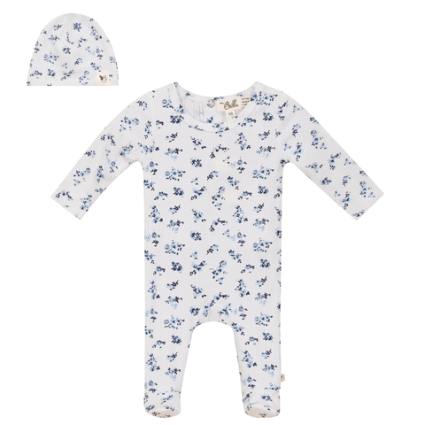 Floral Delight Romper with Hat Set (Baby)