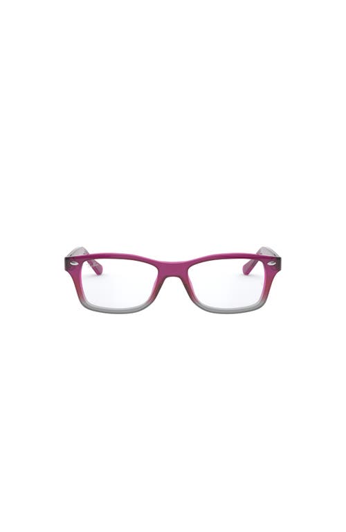 Ray Ban Ray-ban 48mm Square Optical Glasses In Pink