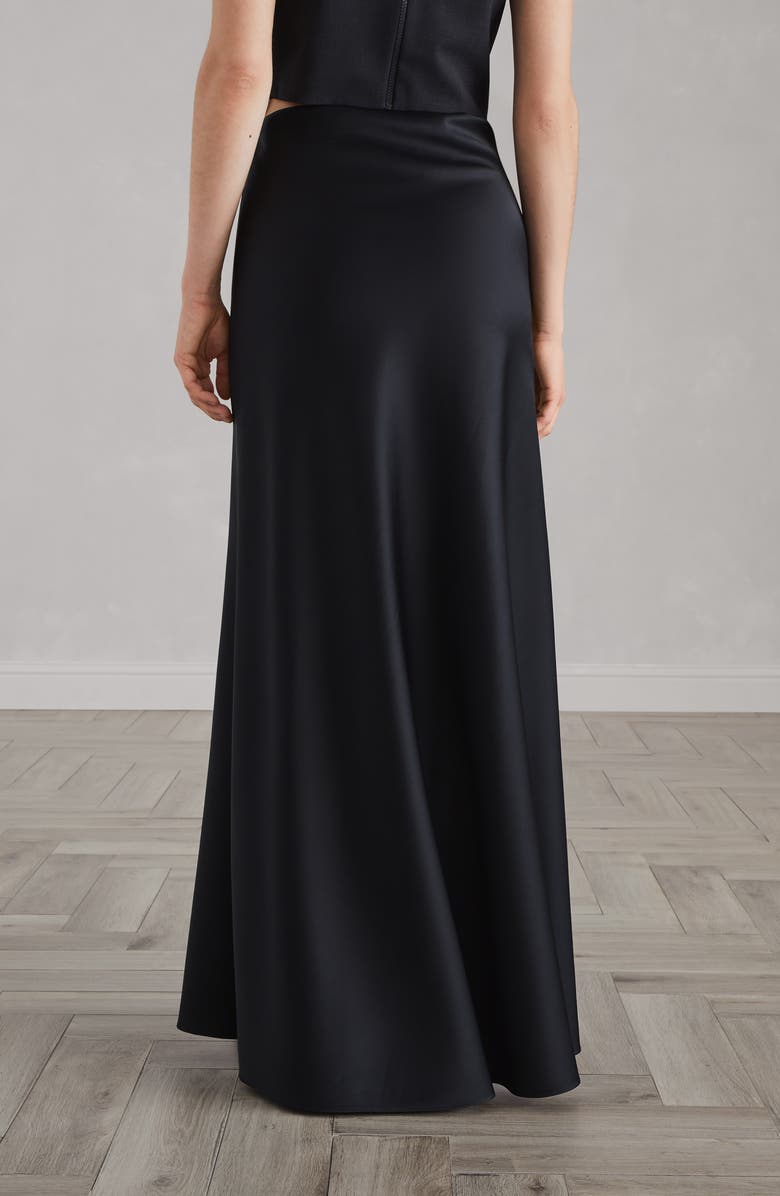 Brunello Cucinelli Satin cady mermaid skirt, Alternate, color, 