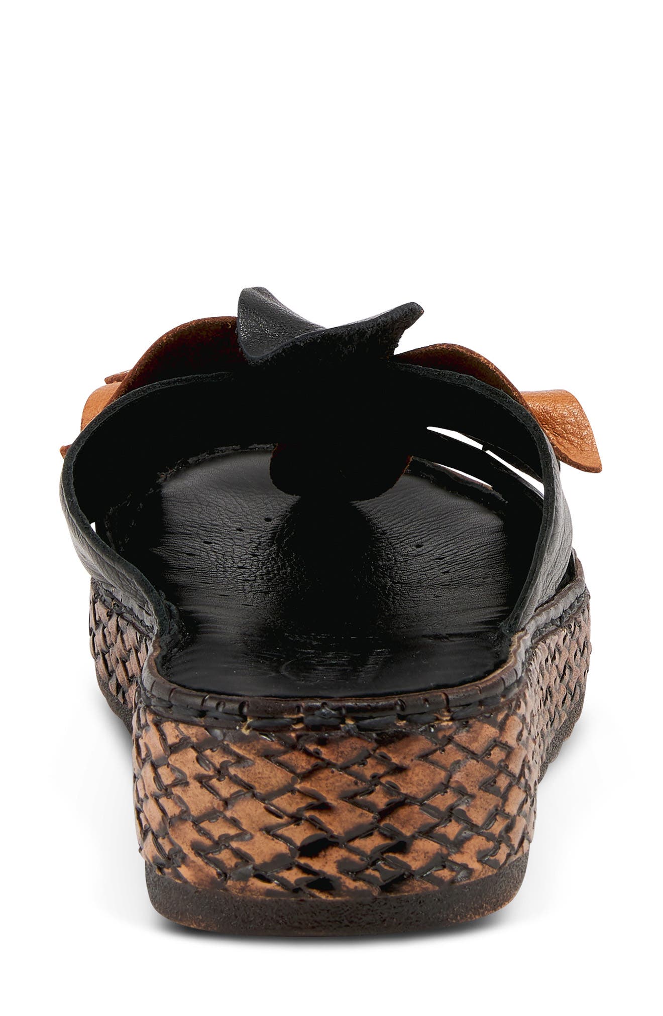 Spring Step Hilary Wedge Slide Sandal, Alternate, color, Black