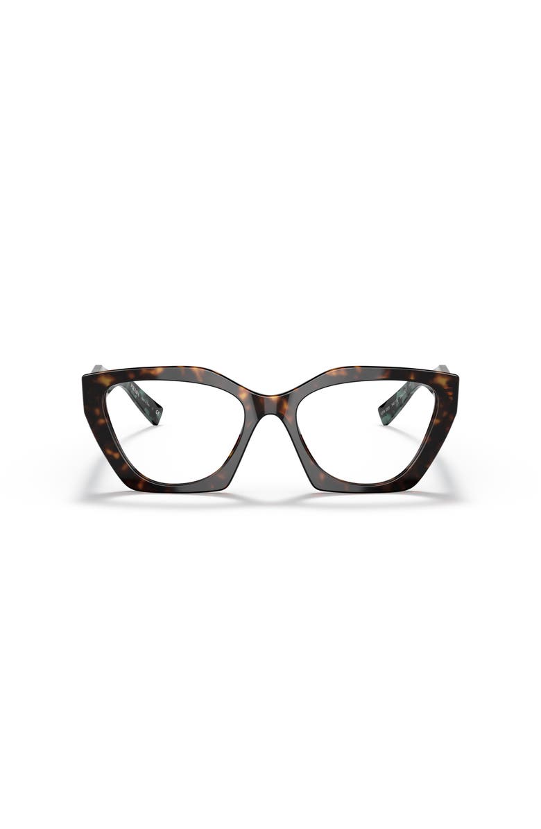 Prada 54mm Irregular optical glasses, Alternate, color, Tortoise