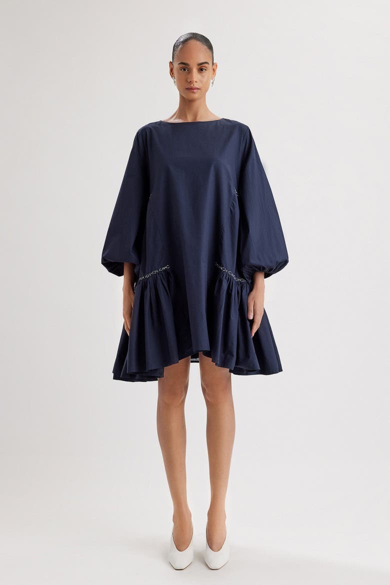Byward Dress, Main, color, Navy